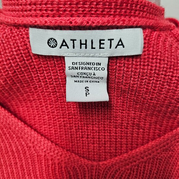 Red Athleta Sweater - Picture 2 of 4